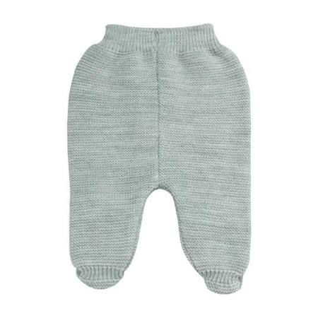 Pantalon maille tricot - TROIS KILOS SEPT - Bébé - Vert sauge - Taille standard BLANC+BLEU+GRIS+ROSE 8 - vertbaudet enfant 