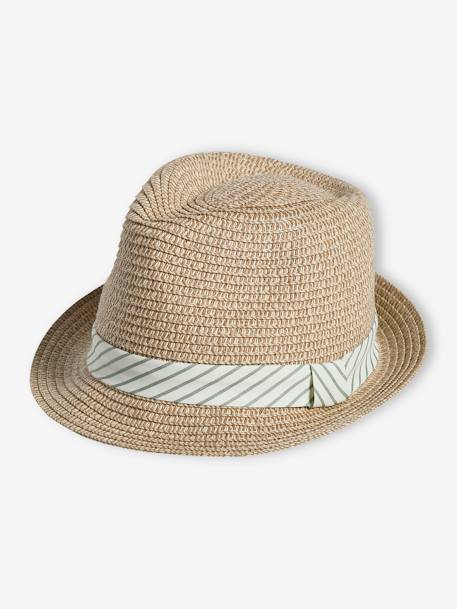 Chapeau esprit panama aspect paille garçon bois 3 - vertbaudet enfant 