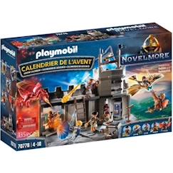 Jouet-Jeux d'imagination-Calendrier de l'Avent PLAYMOBIL - Novelmore - 70778 - Pour Enfant - Vert