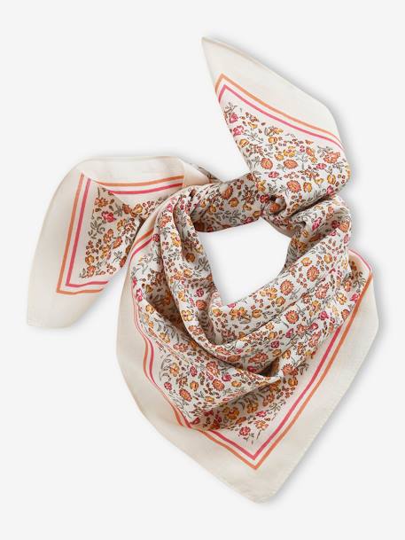 Fille-Accessoires-Foulard imprimé fleurs fille