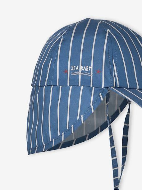 Casquette anti-UV bébé garçon bleu 2 - vertbaudet enfant 