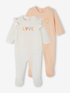 -Lot de 2 dors-bien "love" naissance en jersey