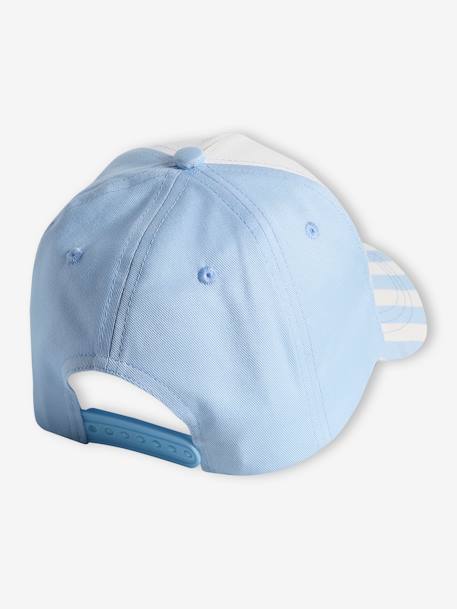 Casquette fille 'Cool Girls Club' rayé bleu+rayé rose 3 - vertbaudet enfant 