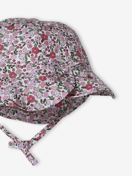 Chapeau imprimé bébé fille rose imprimé 2 - vertbaudet enfant 