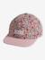 Casquette fleurie fille rose 1 - vertbaudet enfant 