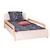 Pack lit avec matelas Pixia   Blanc et bois 90x190 cm BLANC 1 - vertbaudet enfant 