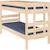 Pack lit superposé bas avec 2 matelas Aniba   Bois naturel 90x200 cm BLANC 1 - vertbaudet enfant 