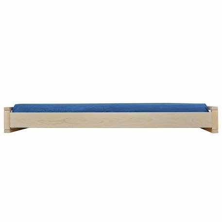 Pack lit empilable avec matelas Poka   Bois 90x200 cm MARRON 2 - vertbaudet enfant 