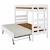 Pack lit superposé haut avec sommier gigogne et matelas Aniba   Blanc 90x200 cm BLANC 4 - vertbaudet enfant 