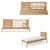 Pack lit bébé combiné avec tiroir et matelas SYA Bois 70x120 cm MARRON 2 - vertbaudet enfant 