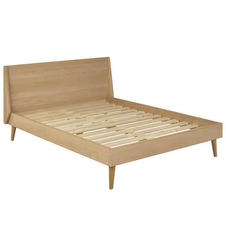 Pack lit avec matelas Melba   Bois naturel 140x190 cm MARRON 2 - vertbaudet enfant 