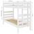 Lit superposé haut Aniba - 90x190 cm - Pin massif - 2 matelas inclus BLANC 4 - vertbaudet enfant 