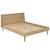 Lit Melba - AKITEN RETAIL - Bois naturel 120x190 cm - A lattes - Beige - 2 places - Bois massif BEIGE 2 - vertbaudet enfant 