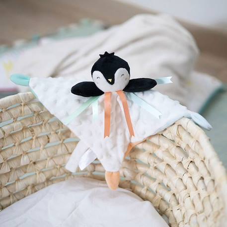 Doudou des émotions - Augustin le pingouin BLANC 3 - vertbaudet enfant 