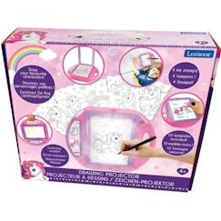 Jouet-Projecteur à dessins Licorne - LEXIBOOK - Modèles et Tampons - Rose - Pour Enfant de 4 ans et plus