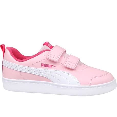 Basket Enfant Puma Courtflex v2 ROSE 1 - vertbaudet enfant 