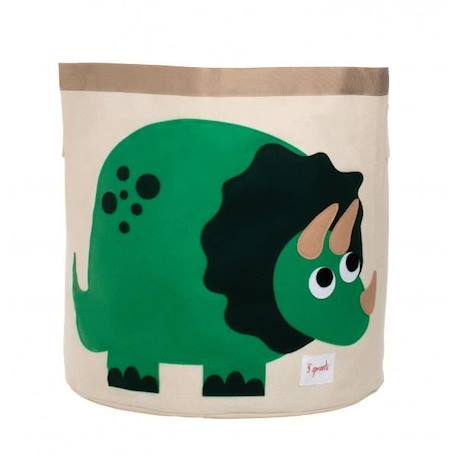 Sac à jouets 3 Sprouts Dino VERT 1 - vertbaudet enfant 