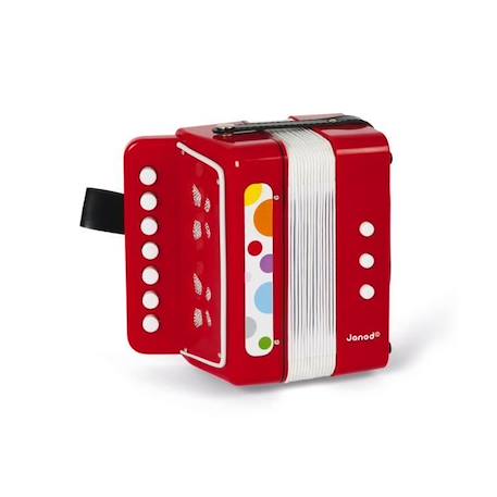 Accordéon Janod Confetti - Instrument de Musique pour Enfant - Mixte - A partir de 3 Ans ROUGE 2 - vertbaudet enfant 