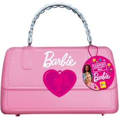 Jouet-Activités artistiques et musicales-Loisirs créatifs-Perles, mode et coffrets créatifs-Kit bijoux - Barbie - Sac mode inspiré d'un grand couturier - LISCIANI