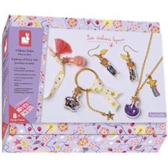 -Kit Créatif Bijoux Fioles de Fées à Créer JANOD - Enfant 8 Ans