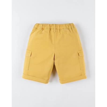 Bermuda taille élastiquée BLEU+JAUNE 8 - vertbaudet enfant 