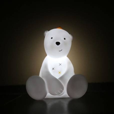 Veilleuse LED - NOUKIE'S - Sam - Fonctionnement à piles - 2 modes - Blanc BLANC 5 - vertbaudet enfant 