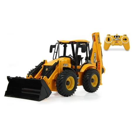 Tractopelle JCB 1:20 2,4GHz - Jamara - Blanc - Enfant - 5 ans - Matériaux mixtes BLANC 1 - vertbaudet enfant 