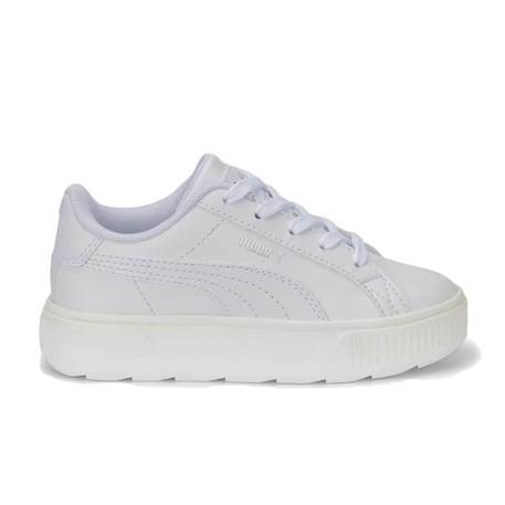 Basket Basse à Lacets Puma Enfant Karmen L PS BLANC 1 - vertbaudet enfant 