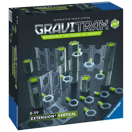 GraviTrax PRO Set d'extension Vertical - Ravensburger - Circuit de billes créatif - 33 pièces GRIS 2 - vertbaudet enfant 