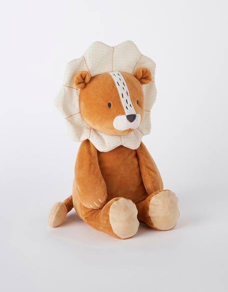 Peluche - NOUKIE'S - Babou en Veloudoux caramel - Mixte - A partir de 1 mois - Intérieur MARRON 1 - vertbaudet enfant 