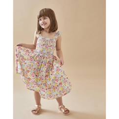 Robe longue à imprimés fleuris  - vertbaudet enfant