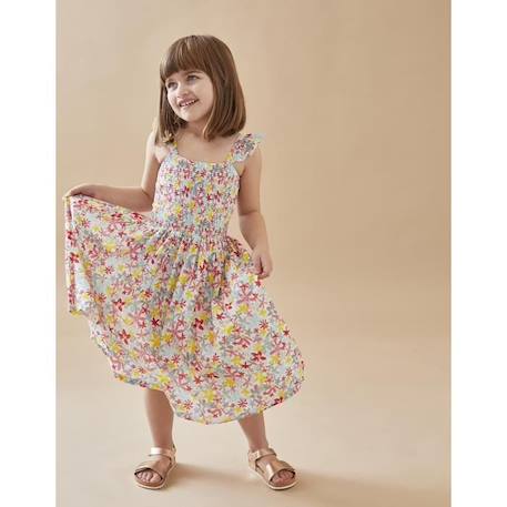 Robe longue à imprimés fleuris  - vertbaudet enfant