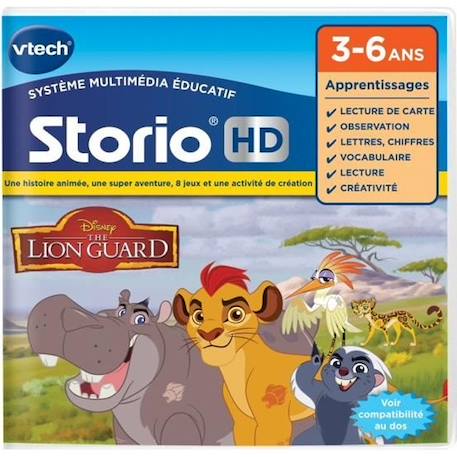 VTECH - Jeu Éducatif Storio - La Garde Du Roi Lion BLEU 1 - vertbaudet enfant 