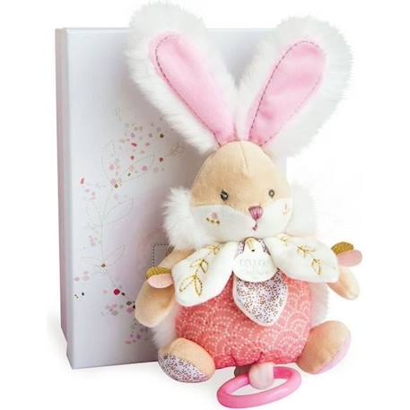 DOUDOU ET COMPAGNIE - Lapin de sucre - Boîte à musique - Rose - 15x10x20cm - Mixte - Dès la naissance ROSE 1 - vertbaudet enfant 