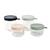 BÉABA Coffret 4 portions verre, pots de conservation (150ml pink / 150ml eucalyptus green / 250ml light mist / 250ml dark blue) BLANC 1 - vertbaudet enfant 