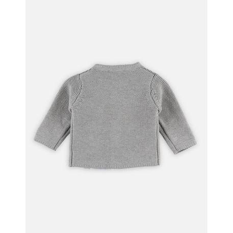 Mix & Match cardigan tricot BIO BLEU+GRIS 8 - vertbaudet enfant 