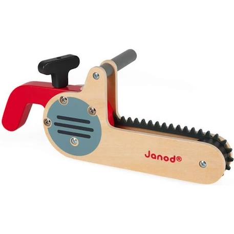 Tronçonneuse Brico'kids - Jouet d'Imitation Bricolage en Bois - JANOD - Dès 3 ans - Mixte - Intérieur - Beige BEIGE 1 - vertbaudet enfant 