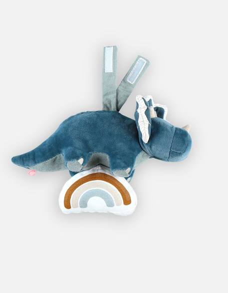 Peluche musicale Ops en Veloudoux® - NOUKIE'S - Stegi, Tiga & Ops - Bébé - Mixte - 1 mois - 25 cm - Bleu BLEU 1 - vertbaudet enfant 