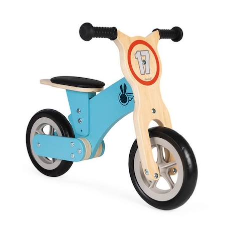 Draisienne évolutive en Bois - JANOD - Bikloon Little Racer - 2 roues - Bleu - Mixte BLEU 1 - vertbaudet enfant 