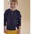 T-shirt henley manches longues BLEU 2 - vertbaudet enfant 