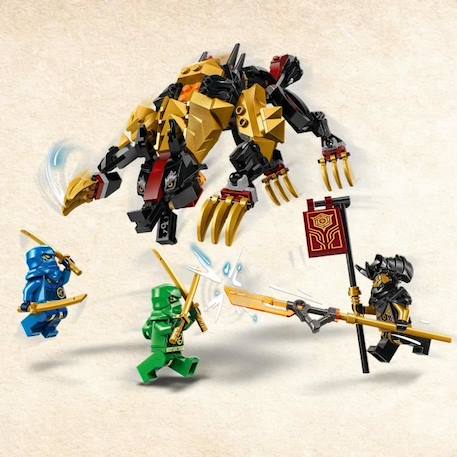 LEGO® NINJAGO 71790 Le Chien de Combat Dragon Imperium, Jouet de Ninja avec Figurines de Monstre JAUNE 3 - vertbaudet enfant 