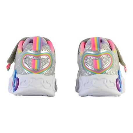 Basket Basse à Scratch Skechers Enfant Love Prism GRIS 4 - vertbaudet enfant 