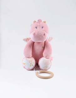 Jouet-Premier âge-Peluche musicale - NOUKIE'S - Joy dragon - Rose - Pour bébé - Effets sonores