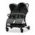 Poussette Double - ASALVO - Henry Gris - 4 roues - Poussette polyvalente - sport - Naissance BLANC 1 - vertbaudet enfant 