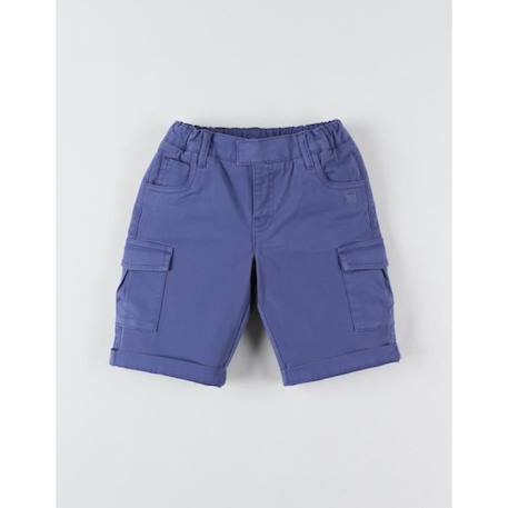 Bermuda taille élastiquée BLEU+JAUNE 3 - vertbaudet enfant 