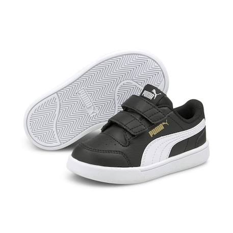 Baskets enfant Puma Shuffle V - noir/blanc/doré NOIR 1 - vertbaudet enfant 