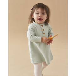 Bébé-Robe, jupe-Robe en coton gaufré