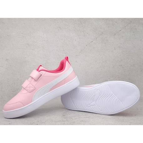 Basket Enfant Puma Courtflex v2 ROSE 4 - vertbaudet enfant 