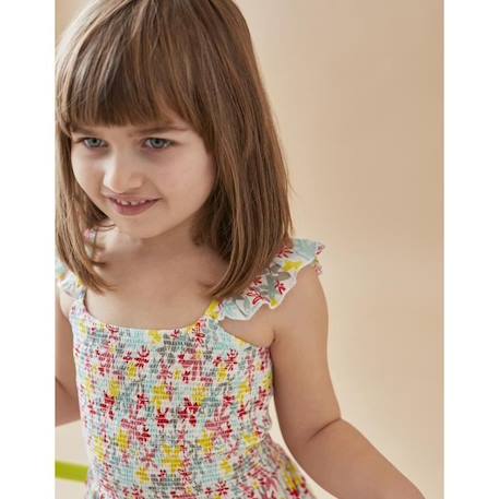 Robe longue à imprimés fleuris ROSE 3 - vertbaudet enfant 