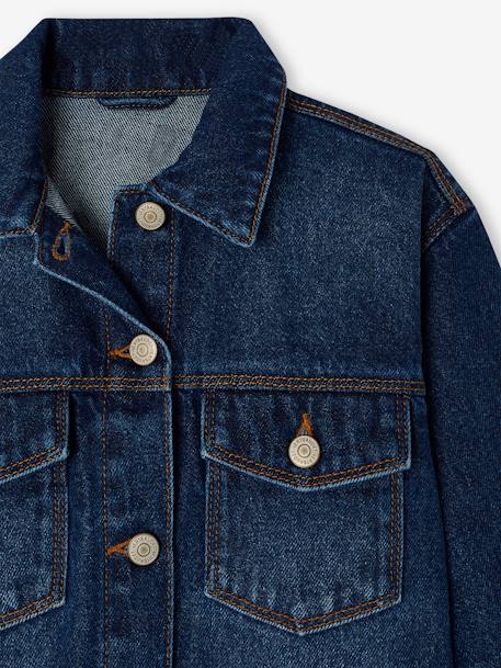 Veste en jean personnalisable fille bleu jean+stone 5 - vertbaudet enfant 